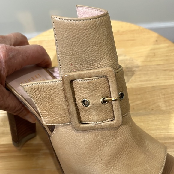 Stuart Weitzman Sunbelt slingback pecan colored heeled bootie. Size 6 - Picture 8 of 9